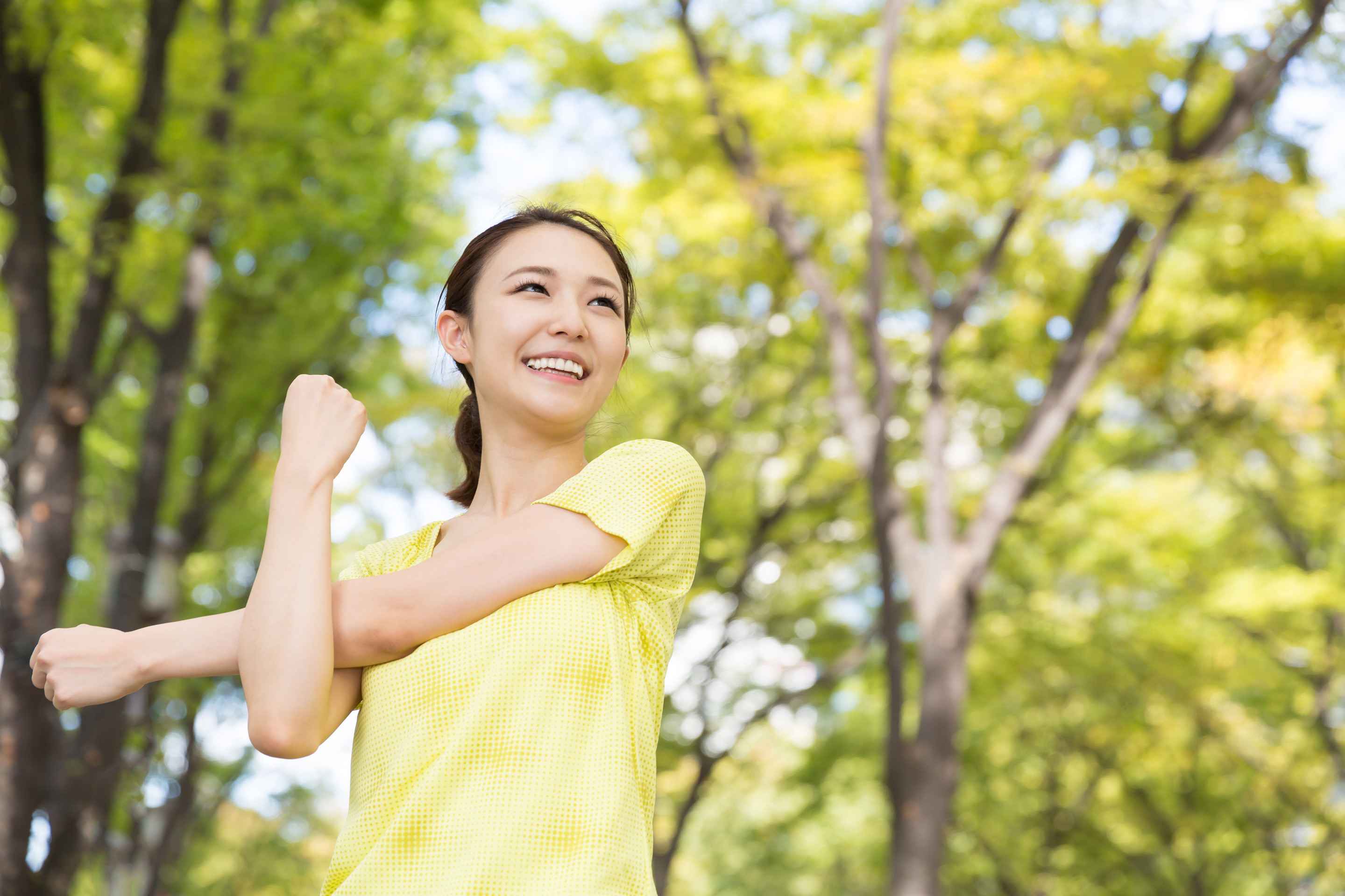 Woman exercising